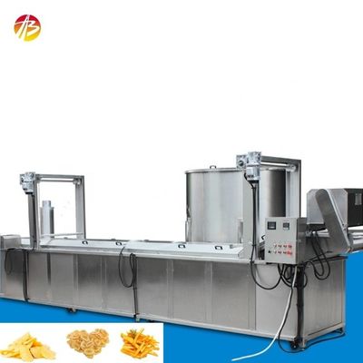Automatische kontinuierliche Kartoffelchips-Freitmaschine für Lebensmittelgeschäfte Größe 2500*1000*2400