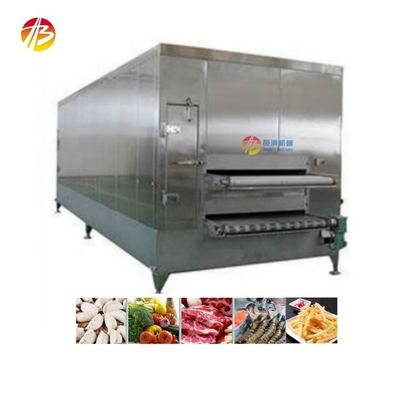 Schnellgefriermaschine für Garnelen, Obst, Gemüse und Knödel aus 304 Edelstahl