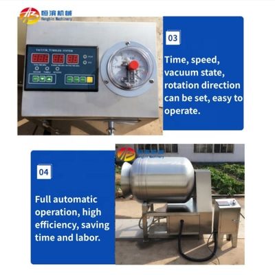 380V/220V Fleisch-Tumbler für die automatische Vakuum-Marinierung von Fisch, Rindfleisch, Schaf und Huhn