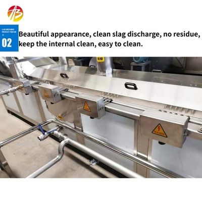 500 kg automatische kontinuierliche Kartoffel-Blanzenchips Erdnuss-Donuts Pommes Frites Bratmaschine