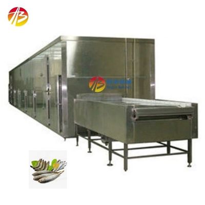 13800*3200*2500mm Iqf Tunnel-Eismaschine für gefrorenes Gemüse Obst Garnelen