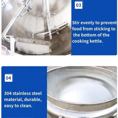 Wasserkocher für das Kochen von Fleisch, Lebensmitteln, Bohnen, Hühnchen und Zucker in 304 Edelstahl