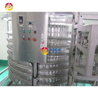 Schnellgefriermaschine Frittiert Tunnelgefrierer mit hoher Produktivität und SUS 304 IQF