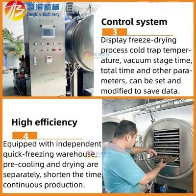 Industrieller Blumenfriertrockner mit 850*750mm Traygröße und Silikonöl/elektrische Heizung