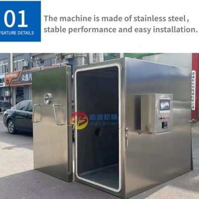 10-15 Minuten Kühlzeit Handels-Vakuum-Lebensmittel-Vorkühlmaschine mit Vakuumpumpenleistung