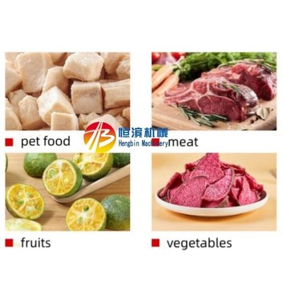 30 kg pro Charge Tierfutter Fleisch Fisch Obst Gemüse Vakuum Gefriertrocknungsmaschine für Weinkellereien