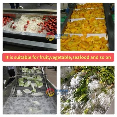 Wasser sparen Vorteil Obst- und Gemüse-Blasenwascher für die Großproduktion