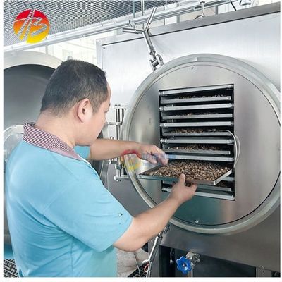 30 kg pro Charge Tierfutter Fleisch Fisch Obst Gemüse Vakuum Gefriertrocknungsmaschine für Weinkellereien