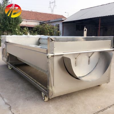 Kartoffel und Ingwer Schälmaschine 1450*880*760mm für Gemüse und Meeresfrüchte verwendet