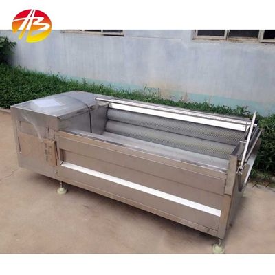 Kartoffel und Ingwer Schälmaschine 1450*880*760mm für Gemüse und Meeresfrüchte verwendet