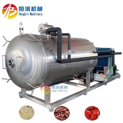 38kw Industrielle Gefriertrocknete Fleisch-Fisch-Gemüse-Maschine mit Silikon-Öl-Heizung