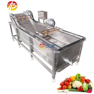 3000*1160*1400mm Vorteil Wasser sparen Blasenwaschmaschine für Gemüse und Obst