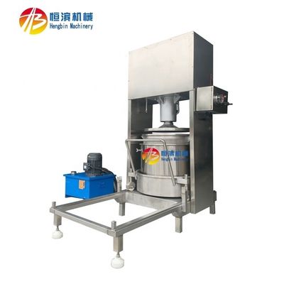 300L kommerzielle hydraulische Druckmaschine aus Edelstahl für Traubenwein und Fruchtsaft
