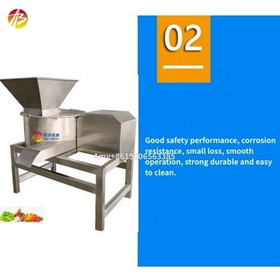 Früchte zerkleinern Maschine Zerkleinern Maschine für Apfel Tomate Erdbeere Früchte