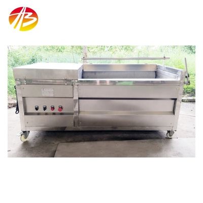 304 Edelstahl Portable Vegetable Brush Typ Waschmaschine und Schälmaschine für Yam