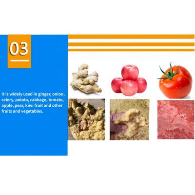 Maschinen für die gewerbliche Zerkleinerung von Obst und Gemüse für die Produktion großer Mengen