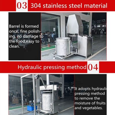 Hydraulische Druckmaschine für Granatapfel, Kokosmilch und andere Früchte 400 kg