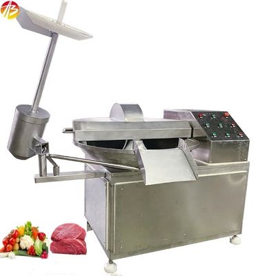 Kapazität 304 Edelstahl Fleischschüssel-Chopper-Mischmaschine mit 13,8 kW Gesamtleistung