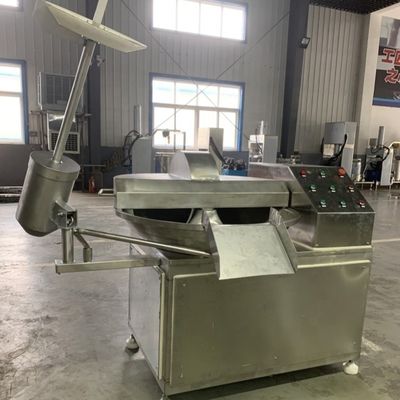 Kapazität 304 Edelstahl Fleischschüssel-Chopper-Mischmaschine mit 13,8 kW Gesamtleistung