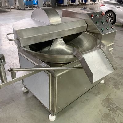 Kapazität 304 Edelstahl Fleischschüssel-Chopper-Mischmaschine mit 13,8 kW Gesamtleistung